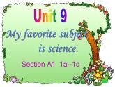 英语七年级上册 Unit 9 My favorite subject is science. SectionA（1a-1c）课件（共有PPT22张）