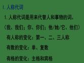 人教新目标(Go for it)版七年级上册英语期中复习课人称代词&实义代词 课件(共30张）