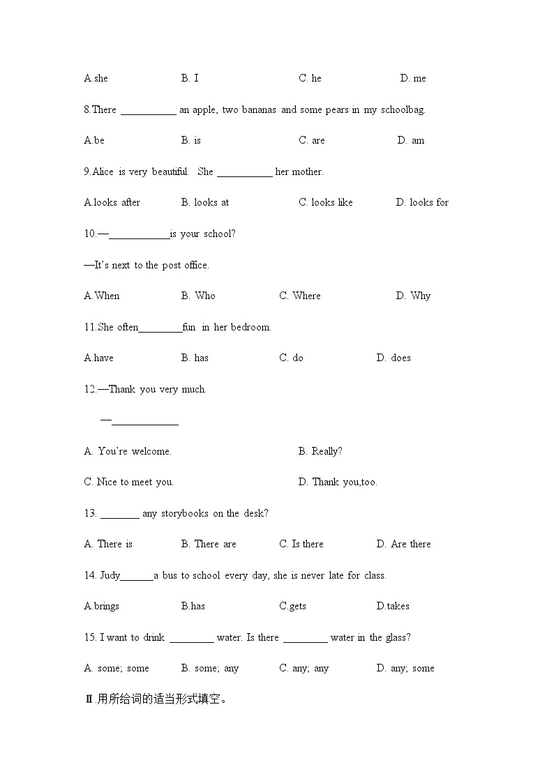 Unit 8 Section A Grammar Focus-3c课件+教案+练习+音频 人教版英语七年级下册02