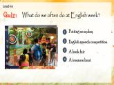 牛津深圳版英語八年級上冊unit8 Englsih week PPT
