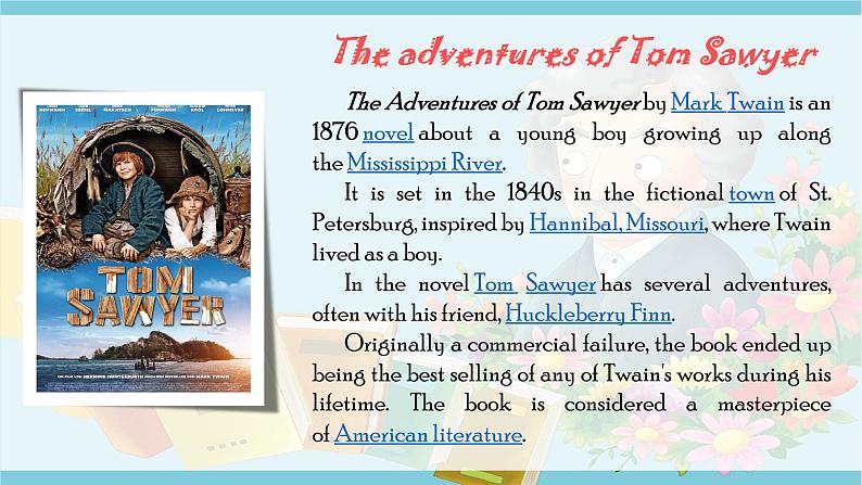 牛津深圳版英语九年级上unit 07 The adventure of Tom Sawyer PPT04