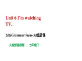 人教新目标七下英语---Unit 6 I’m watching TV.   SectionA (2d-3c ) 课件+ 音视频