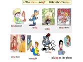 人教新目标七下英语---Unit 6 I'm watching TV. Section A （2d&Grammar) 课件+ 音视频
