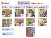 人教新目标七下英语---Unit6 I'm watching TV.SectionA Grammar Focus-3c语法课优质课课件+ 音频