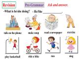 人教新目标七下英语---Unit6 I'm watching TV.SectionA Grammar Focus-3c语法课优质课课件+ 音频
