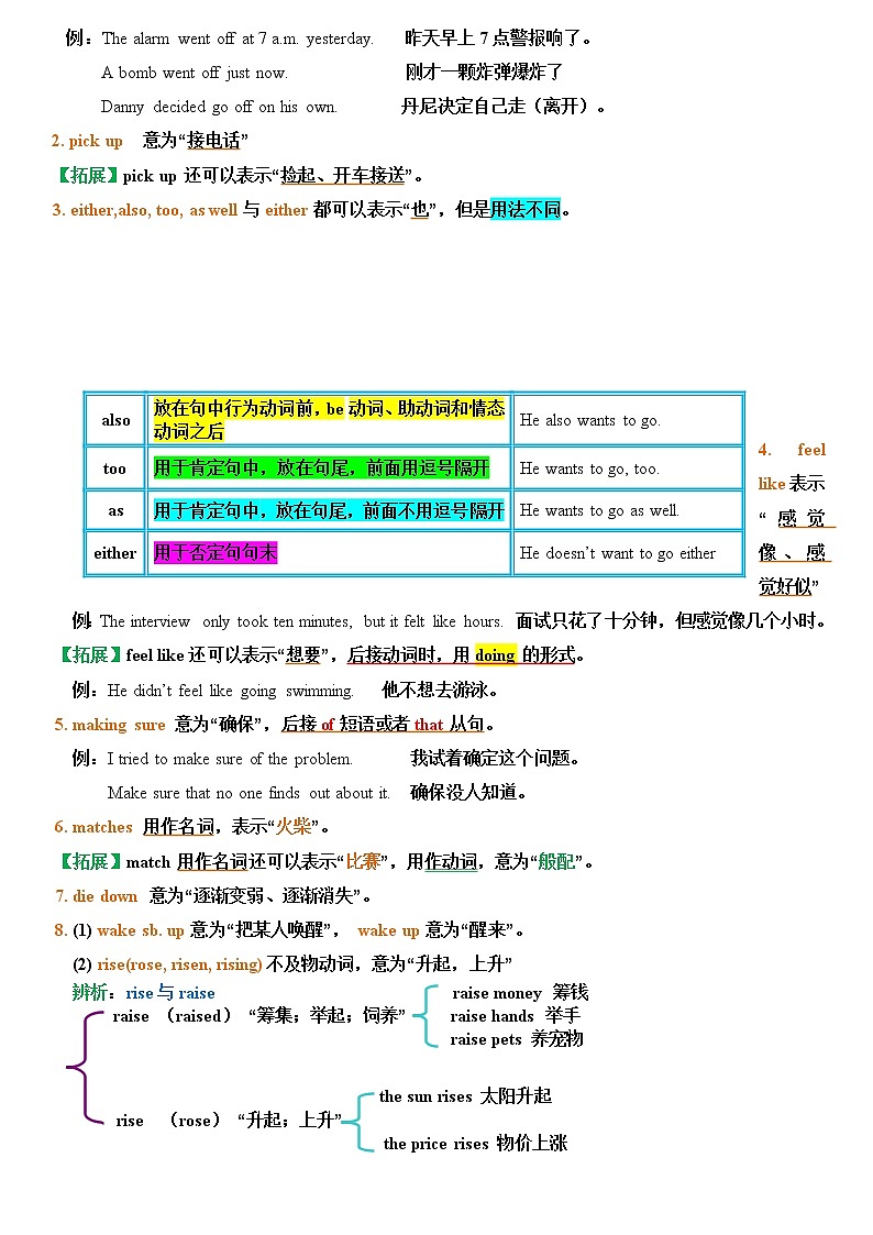 Unit 5（教师专用）-2021-2022学年八年级英语下册同步精品讲义（人教版）第2页