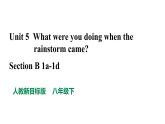 人教新目标八年级英语下册---Unit 5 What were you doing when the rainstorm came Section B 1a-1d 优质课件+音视频