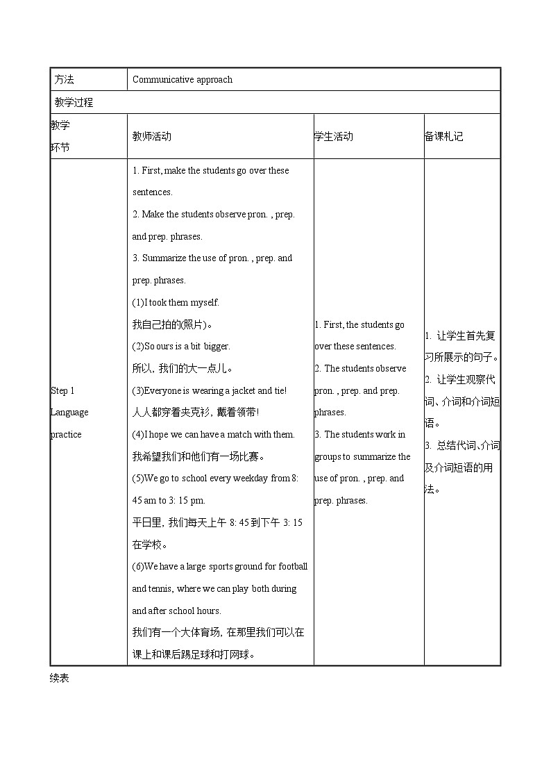 Module 2 Education Unit 3 Language in use教案 初中英语外研版九年级下册（2022年）02