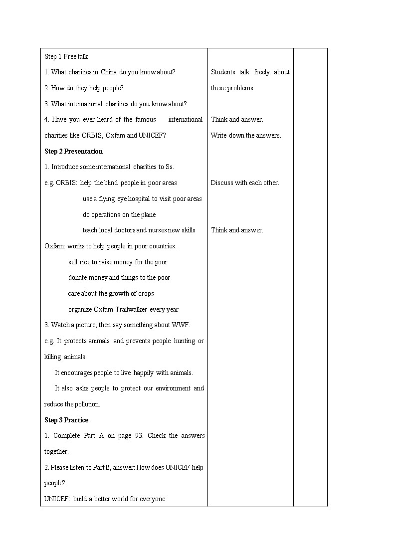 Unit 7 第一课时 教案 初中英语牛津译林版八年级下册（2022年）第2页
