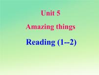 牛津译林版七年级下册Unit 5  Amazing thingsReading课堂教学ppt课件