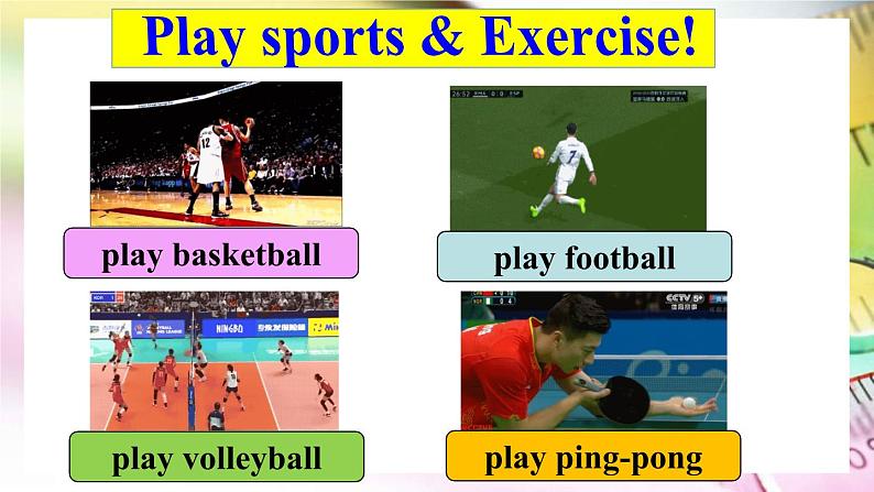 冀教版（三起）英语七年级下册 Unit 7 Sports and Good Health_Lesson 38 Stay Healthy! PPT（课件）04