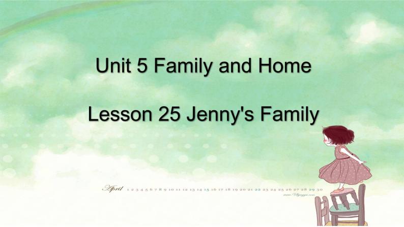 冀教版（三起）英语七年级上册 Unit 5 Lesson25（课件）01