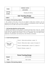 冀教版七年级下册Lesson 20 Join Our Club!教学设计