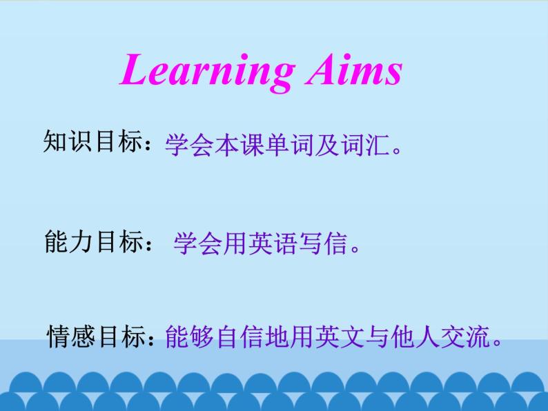 冀教版（三起）英语七年级下册 Unit 5  I Love Learning English!-Lesson 30_（课件）02