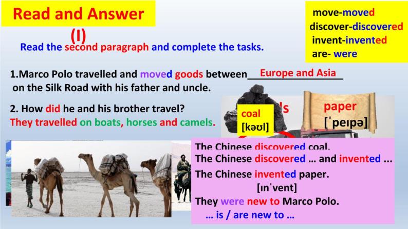 冀教版（三起）英语七年级下册 Unit 2 It's Show Time! Lesson 8 Marco Polo and the Silk Road（课件）06