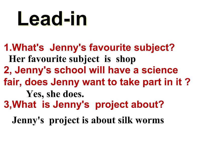 冀教版（三起）英语七年级下册 Unit 3 School Life Lesson 17 School Science Fair（课件）01