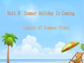 冀教版（三起）英语七年级下册 Unit 8 Summer Holiday is Coming!Lesson 47 Summer Pans（课件）
