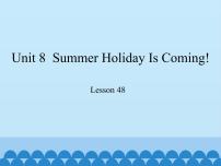初中英语冀教版七年级下册Lesson 48 Li Ming's Summer Holiday图文ppt课件
