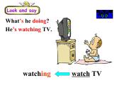 Unit6I'mwatchingTVsectionA(1a-2c)课件人教版英语七年级下册