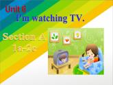 Unit6I'mwatchingTVSectionA1a-2c课件人教版英语七年级下册