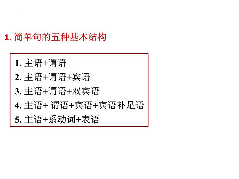 2022年中考英语句子结构教研课课件第4页