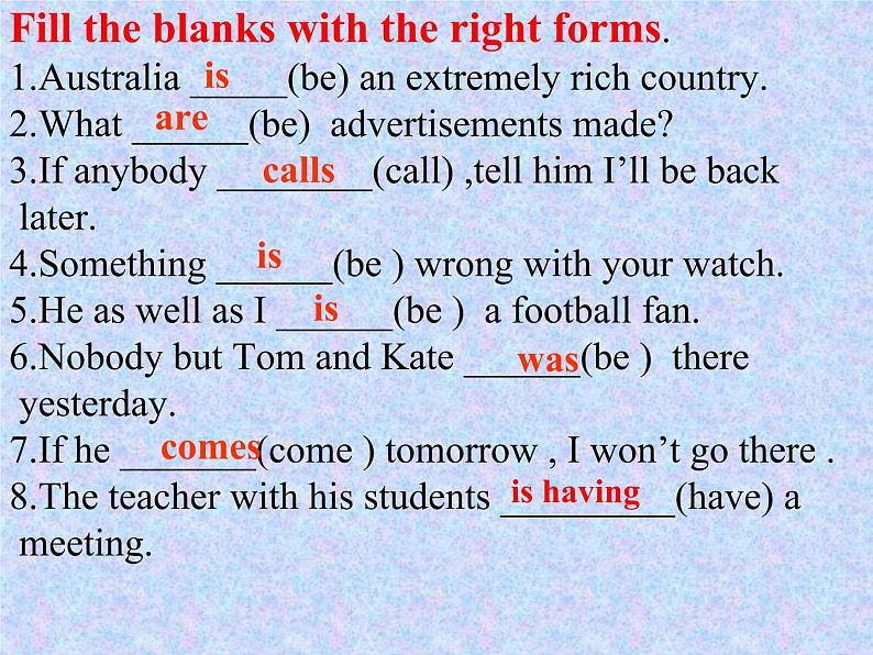 中考语法课件--主谓一致第4页