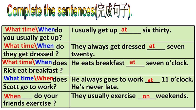 Unit2SectionA（GrammarFocus-3b）课件人教版七年级英语下册第5页