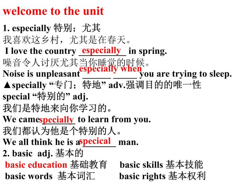Unit7知识要点课件牛津译林版八年级英语下册01