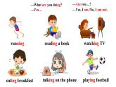 人教新目标七年级英语下册--Unit 6 I'm watching TV Section A Grammar Focus-3c 优质课件+视频