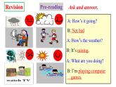 人教新目标七年级英语下册--Unit7It's raining！SectionB2a-2c阅读课优质课课件+音频