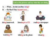 人教新目标七年级英语下册--Unit 6 I'm watching TV Section B 3a-self check 优质课件(共26张PPT) 导学案 音视频