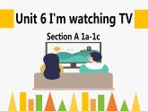 人教新目标七年级英语下册--Unit 6 I'm watching TV! Section A 1a-1c 课件(共29张PPT) 音视频