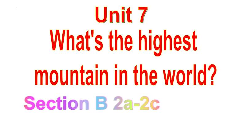 Unit7SectionB2a-2c课件人教版新目标英语八年级下册第1页