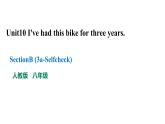 人教新目标八年级英语下册--Unit10 I've had this bike for three years SectionB 3a- Self Check课件PPT