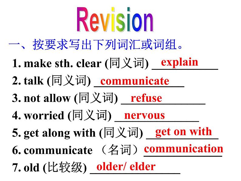 人教新目标八年级英语下册--Unit 4 Why don't you talk to your parents Section A（3a-3c)课件03