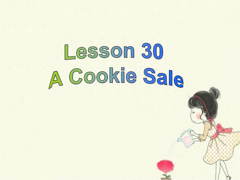 冀教版（三起）英语八年级下册 Lesson 30 A Cookie Sale（课件）第4页