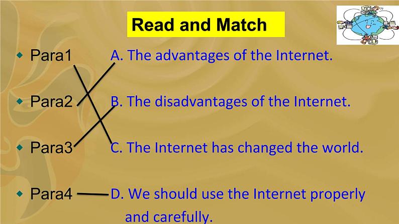 冀教版（三起）英语八年级下册 The Internet---Good or Bad（课件）第4页