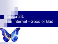 冀教版（三起）英语八年级下册 The Internet -Good or Bad（课件）