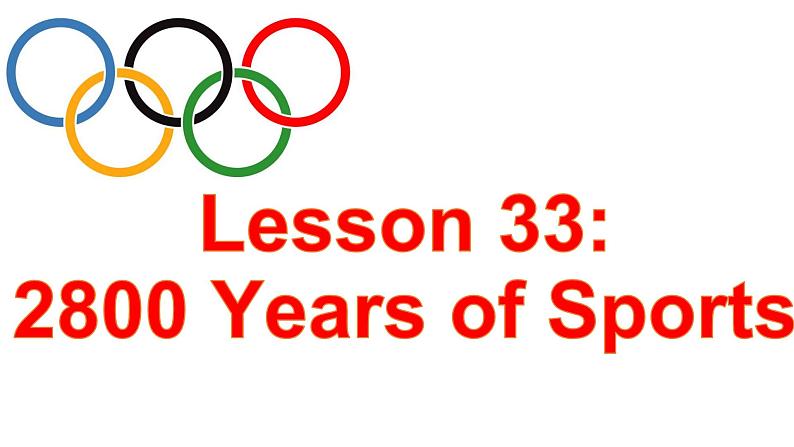 冀教版（三起）英语八年级下册 Lesson 33 2 800 Years of Sports（课件）08