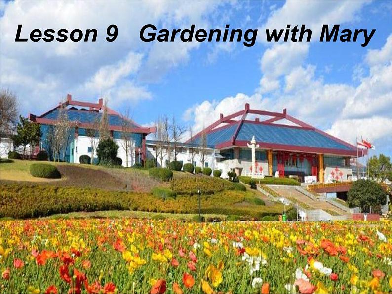 冀教版（三起）英语八年级下册 Lesson 9 Gardening with Mary（课件）第3页