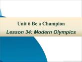 冀教版（三起）英語八年級下冊 韓飛雪lesson34Modern Olympics（課件）