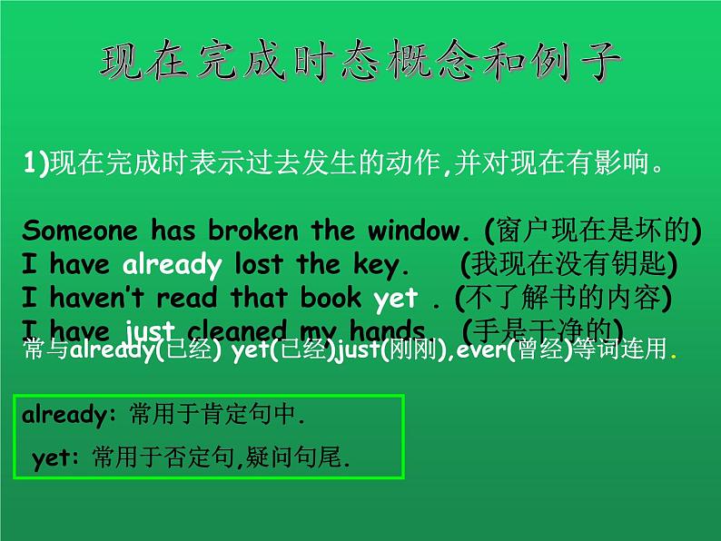 2022年中考英语语法课件：现在完成时一（简化全面）第3页