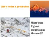 Unit7sectionB3a-selfcheck课件人教版英语八年级下册