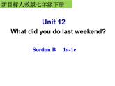 Unit12Whatdidyoudolastweekend？SectionB(1a-1e)课件人教版七年级英语下册