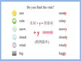 Unit 7 It's raing (第1课时) 课件