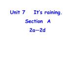 Unit7SectionA2a—2d课件人教版七年级英语下册