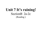 Unit7SectionB2a-2c课件人教版七年级下学期英语