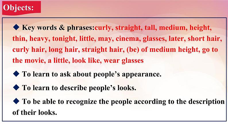 Unit 9 What does he look like_ Section A 1a-2d  课件教案02