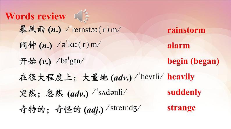 Unit 5 What were you doing when the rainstorm came_ Section A (1a-2d)  课件+音视频03