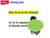 Unit 12 What did you do last weekend_ Section A Grammar Focus-3c  课件